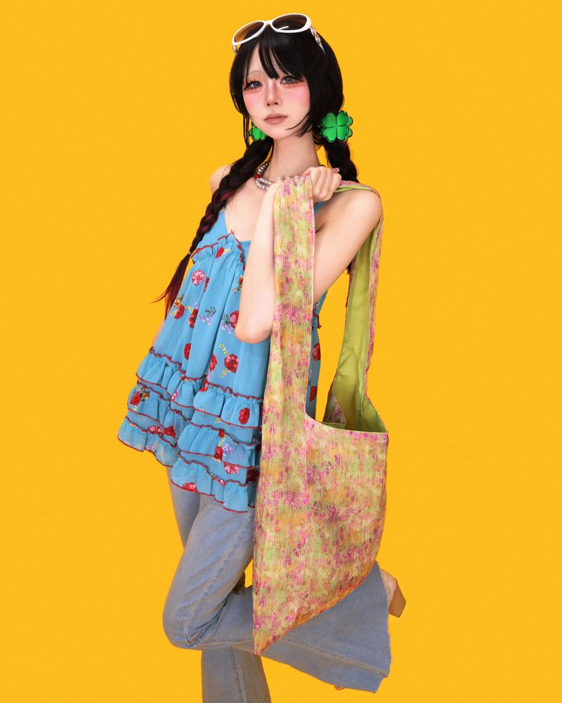 heidi frill sleeveless