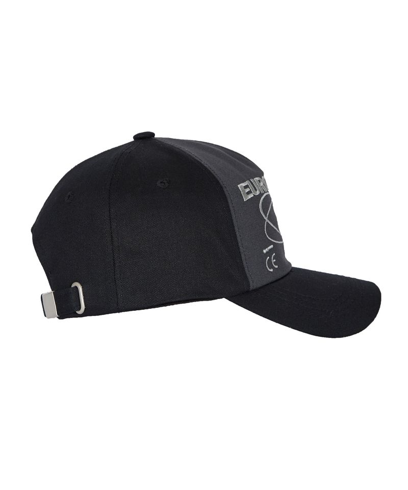 Europa 5 Panel Cap Black