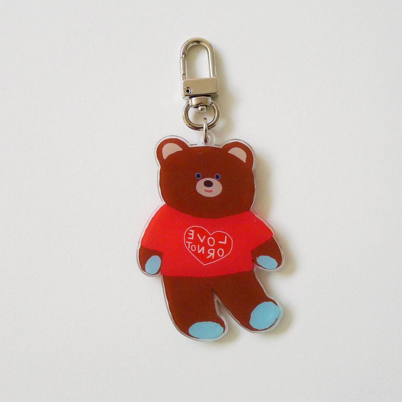 Love Shirts Bear Keyring