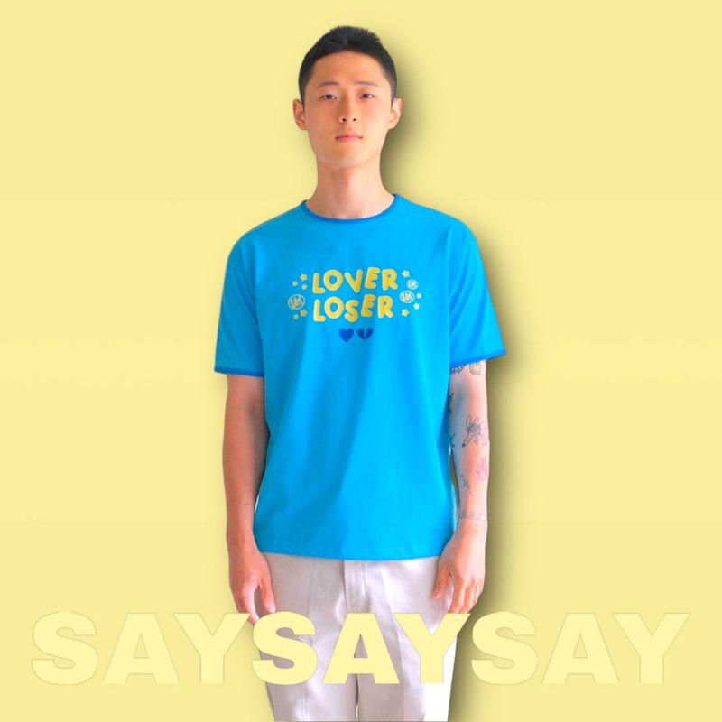 SAYSAYSAY（セイセイセイ）の「Lover? Loser? Ringer Tee（Tops）」