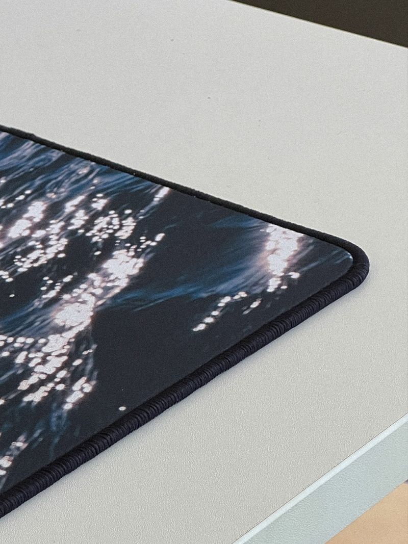 river light desk mat