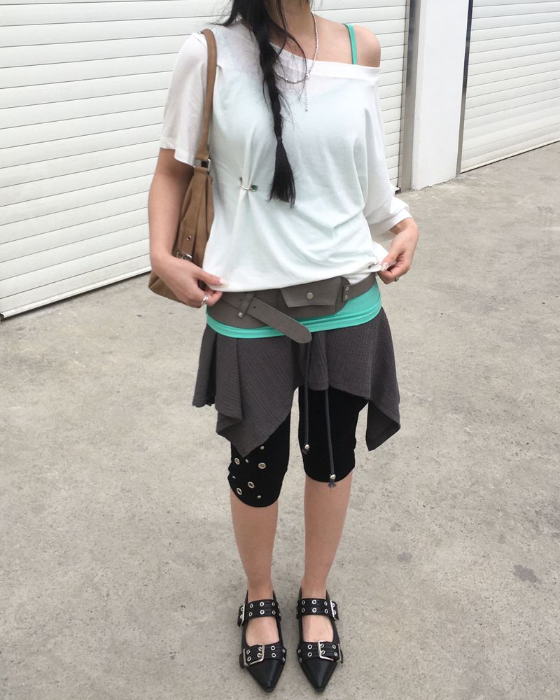 Folding flare skirt