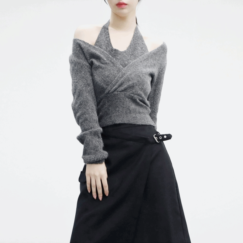 NONCODE（ノンコード）の「Hailyn Halter Off Knitwear（Tops）」