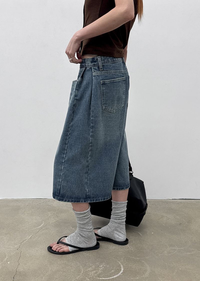 [MADE] Ever Folding Bermuda Denim Pants