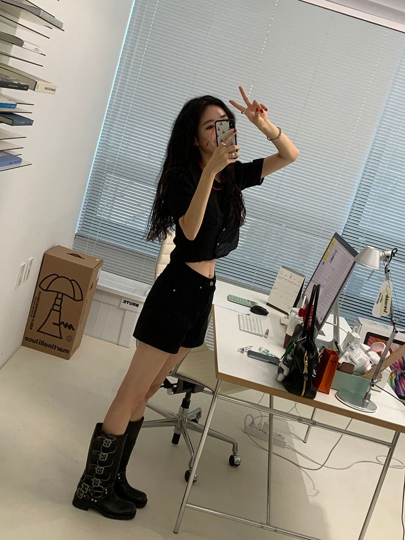 [MADE] ERT SEE-THROUGH PUFF BLOUSE