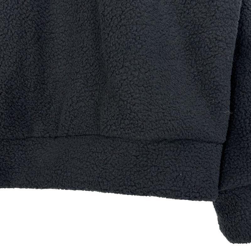 boa fleece track zip-up