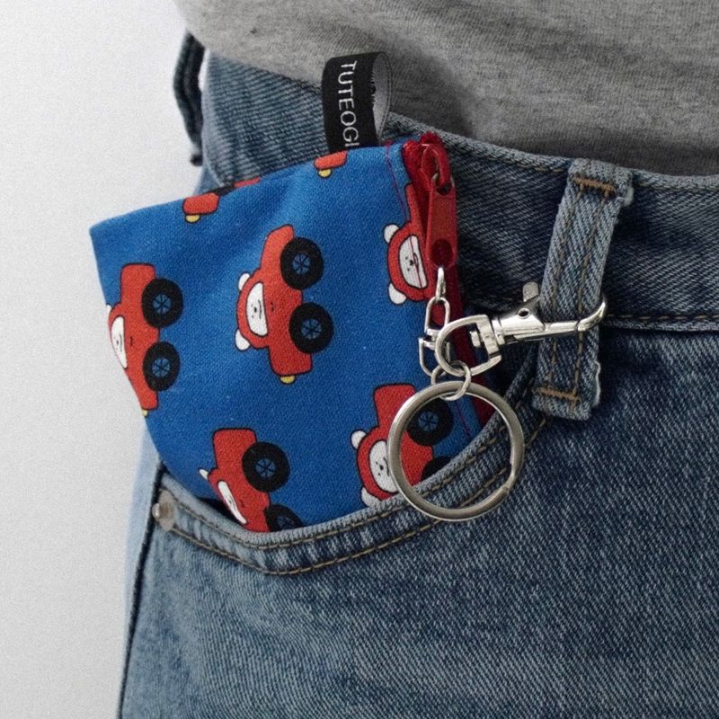 Find Me pattern keyring pouch(mini)