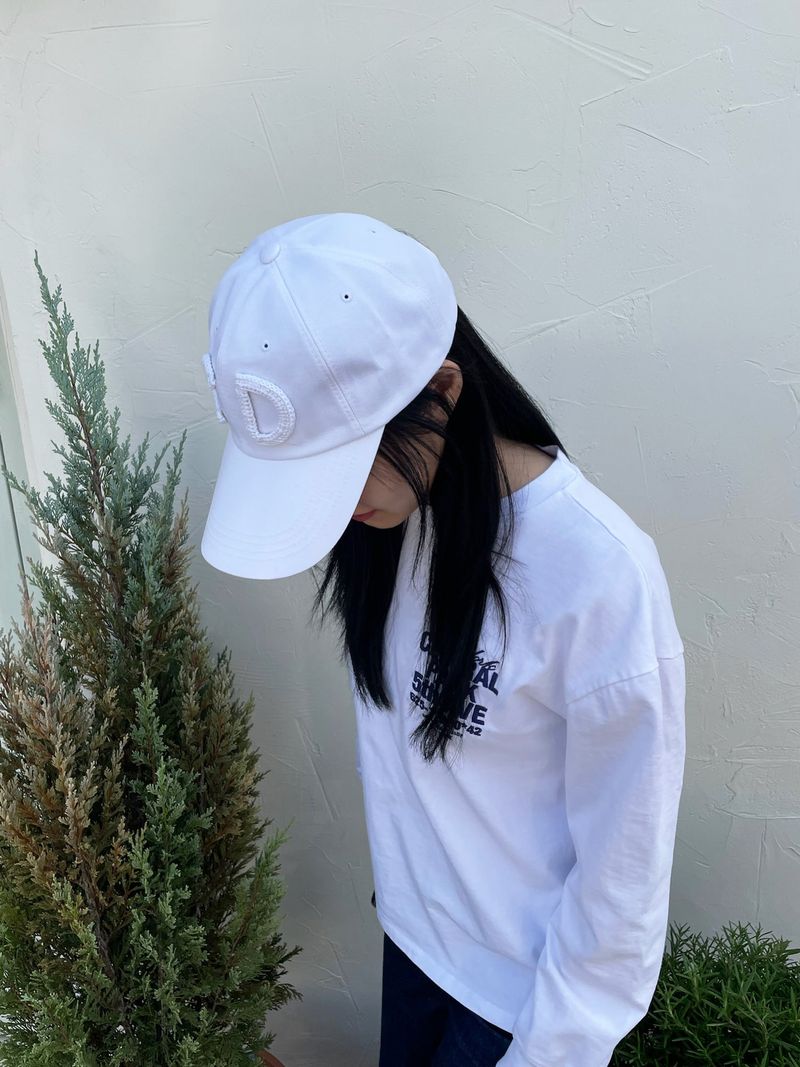 CUSTOM INITIAL CROCHET CAP