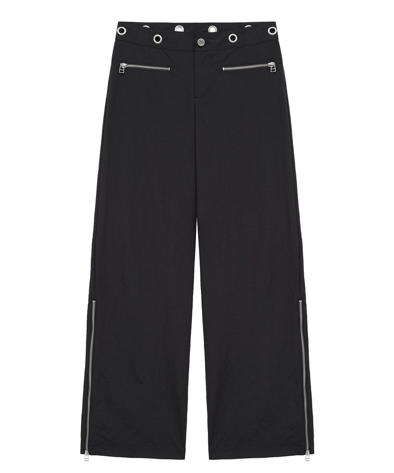MIDNIGHT MOVE（ミッドナイトムーブ）の「strap ny pants (black)（Pants）」
