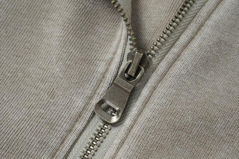 Aerin Washed Seam Zip Hoodi