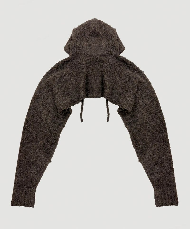 MUFFLER KNIT CARDIGAN