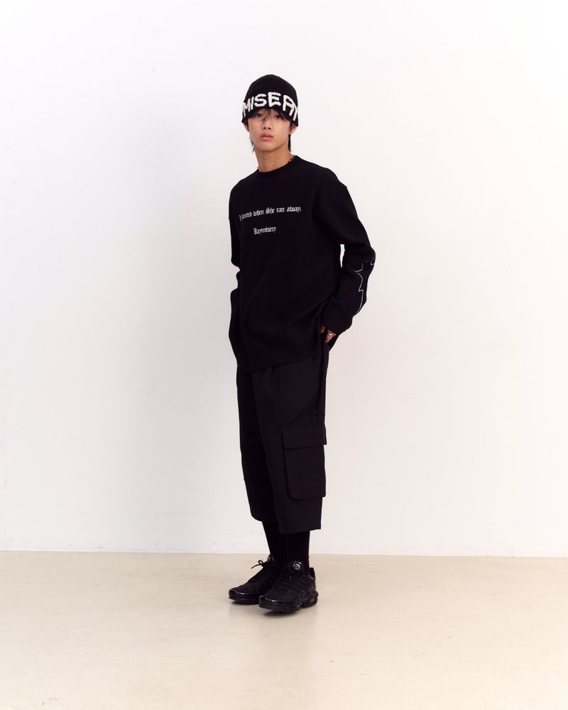 Keymisery Handmade Beanie (Black)
