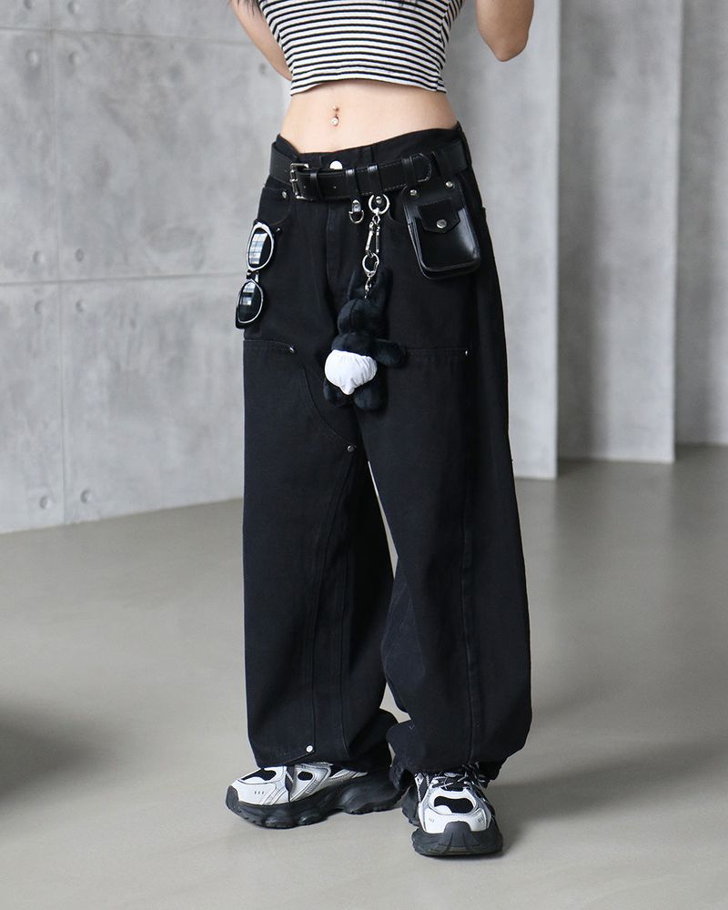 pocket key ring belt