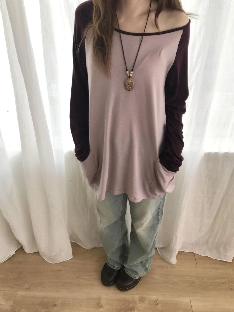 seezul（シーズル）の「Raglan Loose-Fit T-Shirt（Tops）」