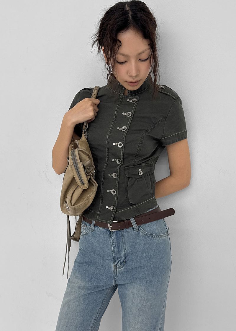 BLACKUP（ブラックアップ）の「[MADE] Arden Cotton Short Sleeve Jacket（Jackets/Outerwear）」