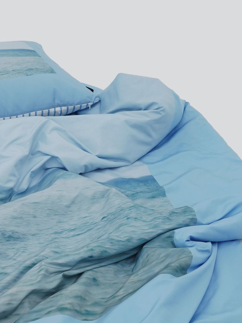 marine blue 2 way bedding set