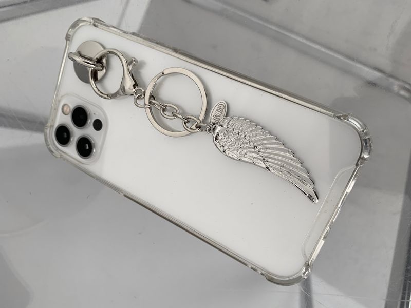 Celestial Feather Keychain