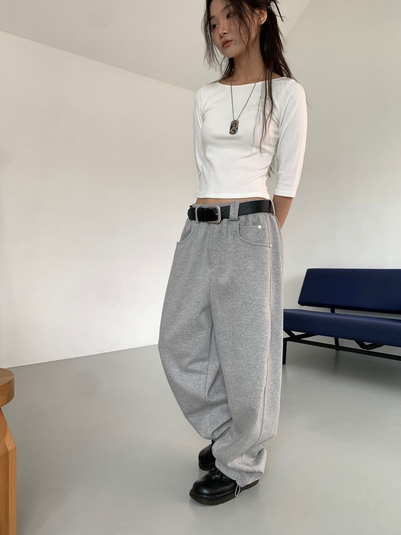 BELT LOOP SWEAT PANTS (2C)