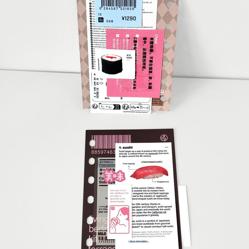 oab sushi pack / scrap sticker set