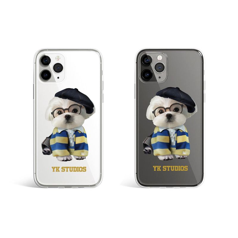 Jelly phone case preppy maltese