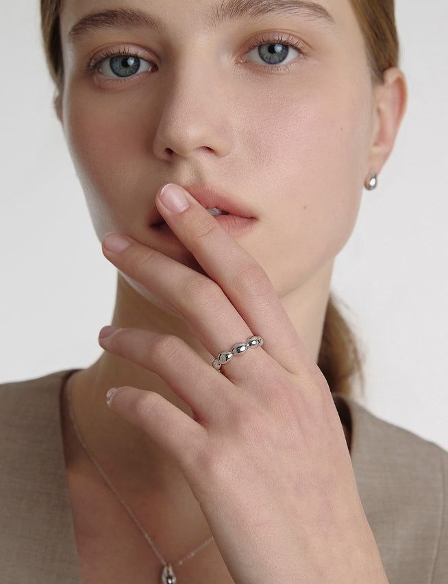 26SS★ Ice Cushion Silver (W) Ring L