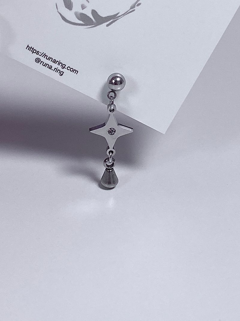 water drop point piercing