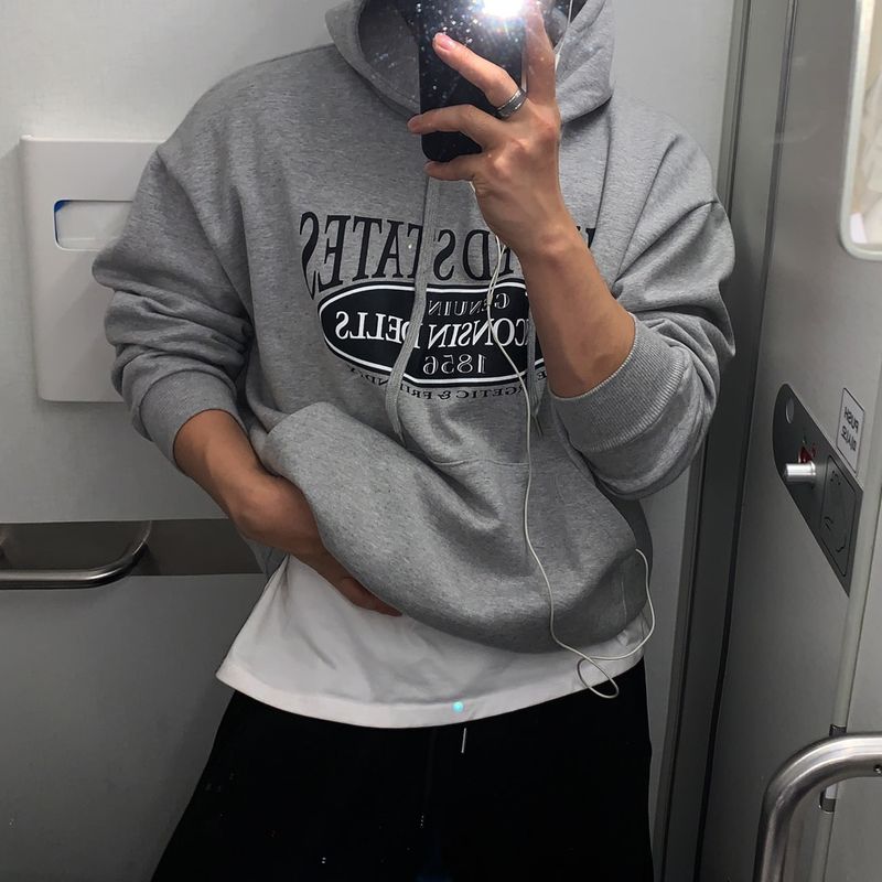 Look Grace United Graphic Oversized Hoodie