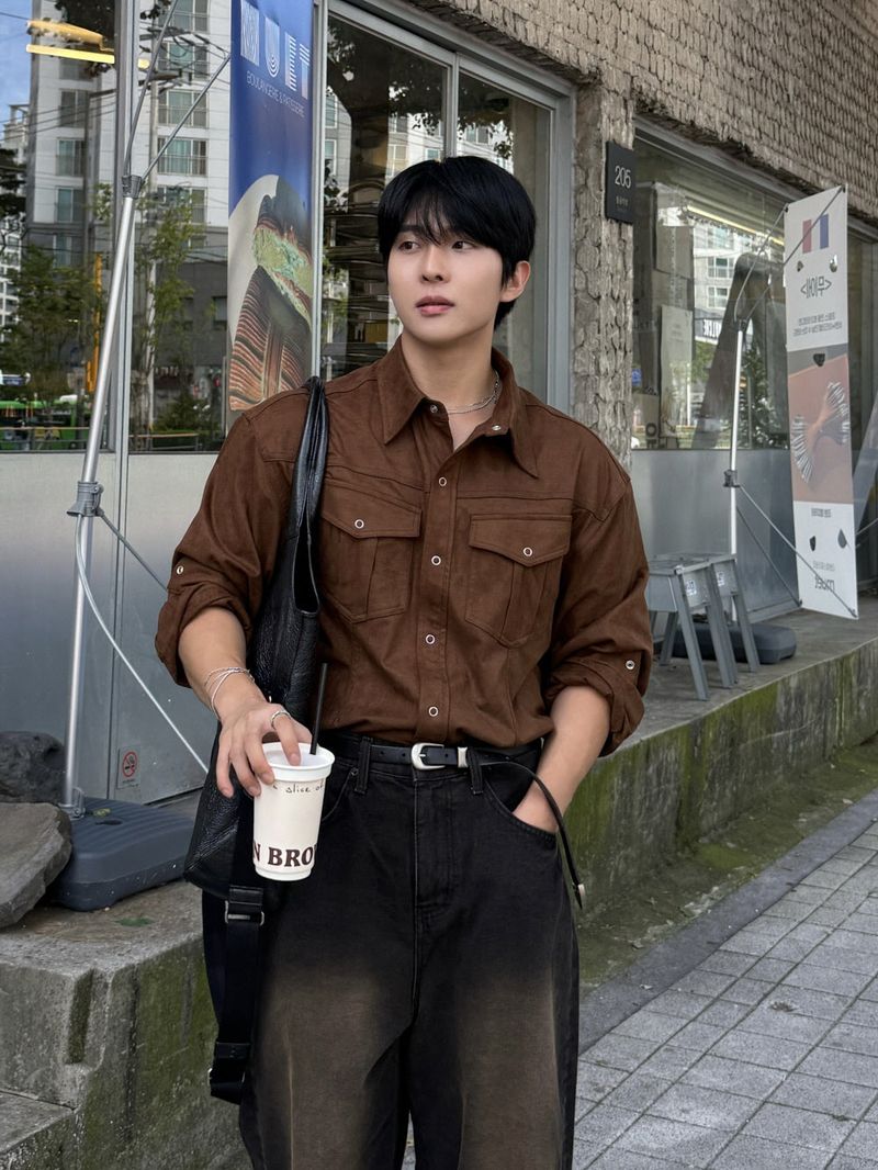 Yard suede western shirt