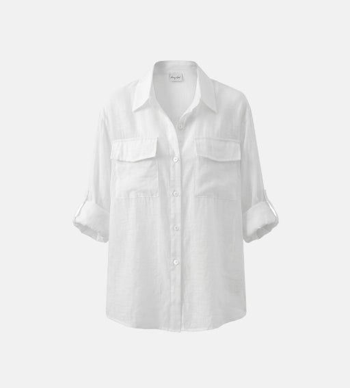 Air Cotton See-through Shirt