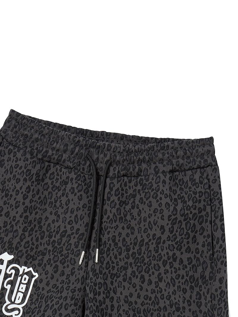 LETTER N SHORTS (CHARCOAL)