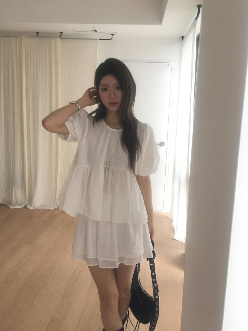 Asa flare mini skirt