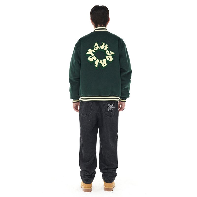 THROW UP VARSITY JACKET