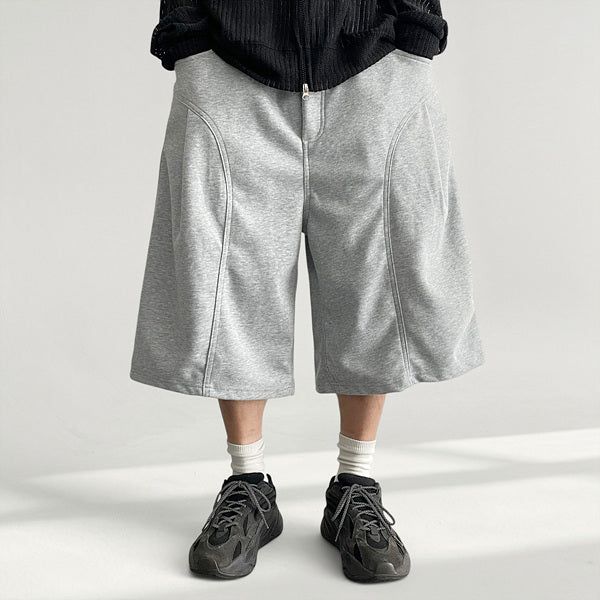 voarc（ボアク）の「Spike Curve Slit Pintuck Sweat Bermuda Pants (3 colors)（Pants）」