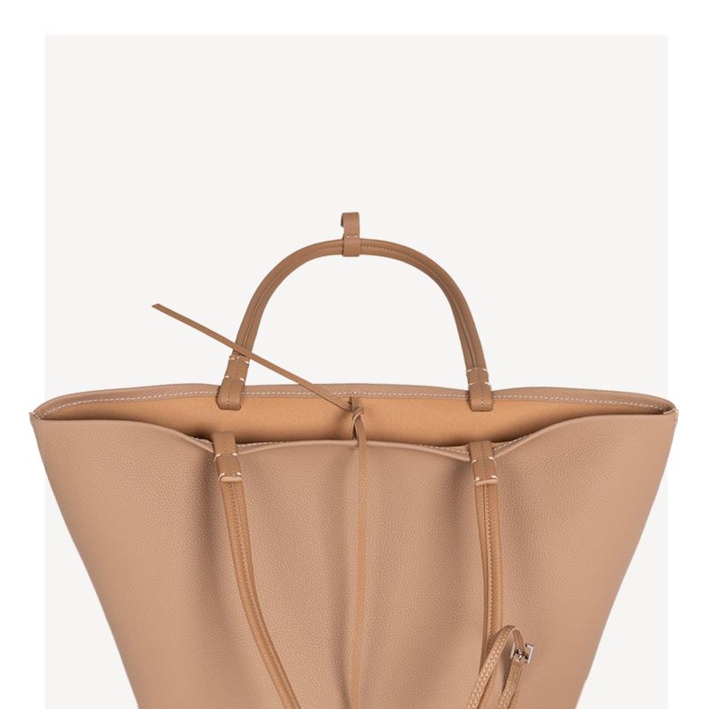 REAL LEATHER SHOPPER BAG