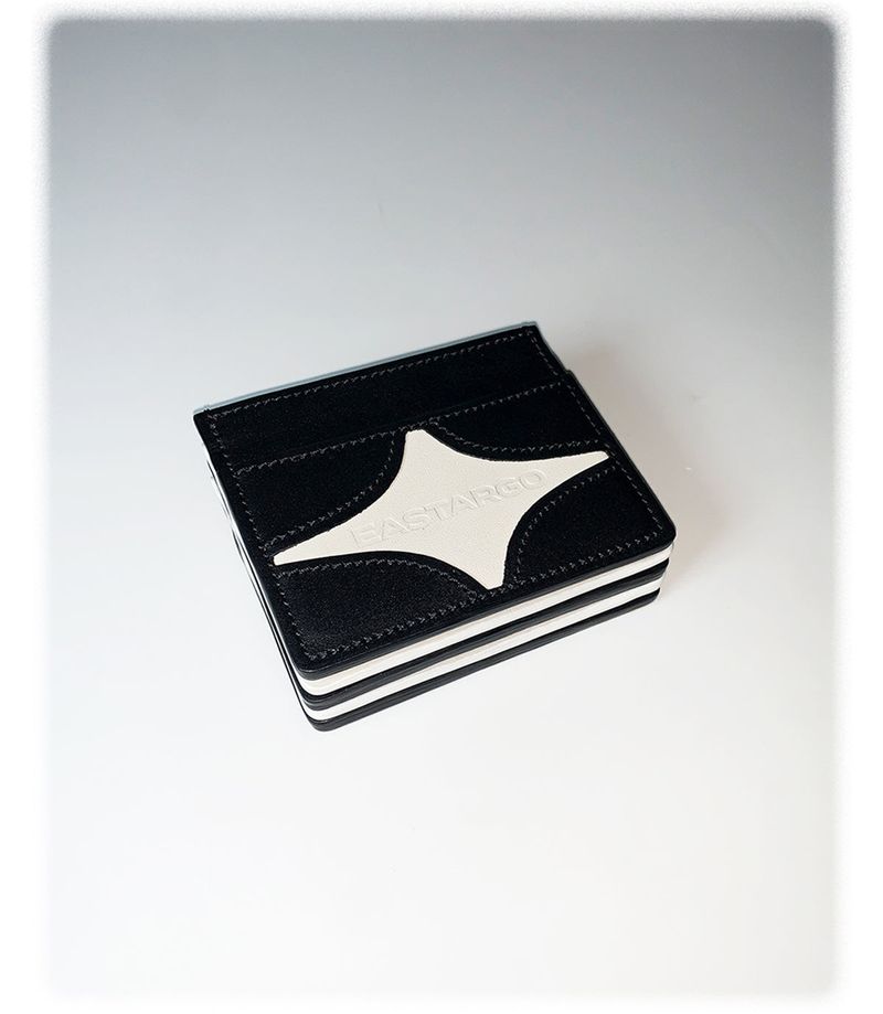 STING CARD WALLET BK (IVORY WHITE)