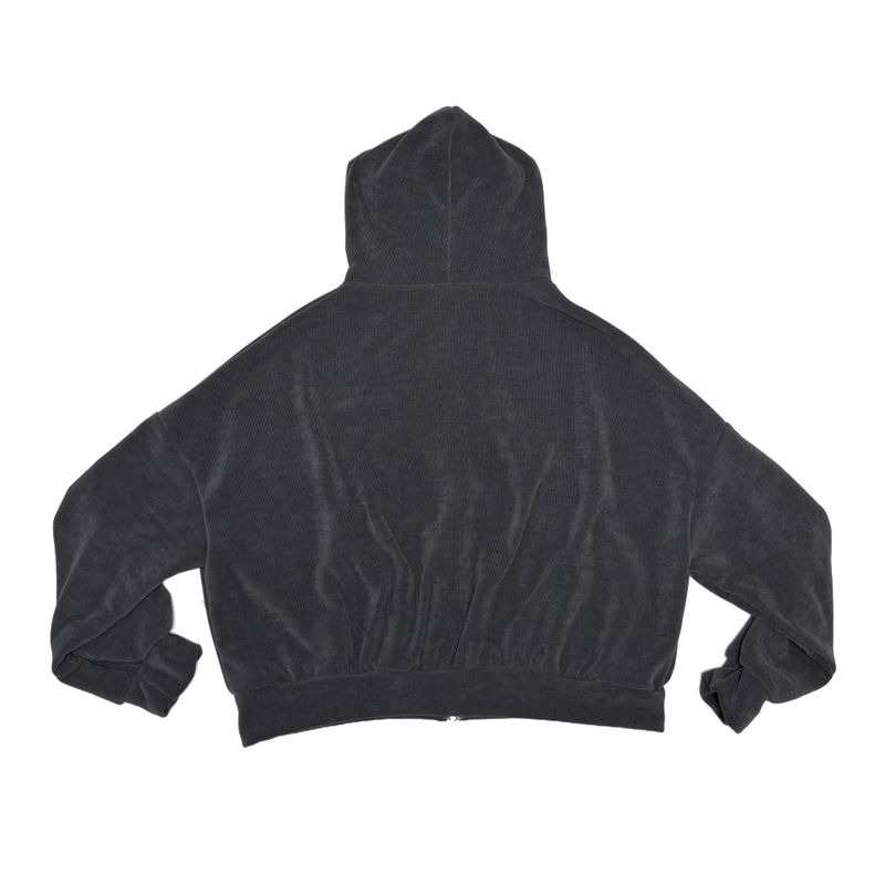 Corduroy hood jumper