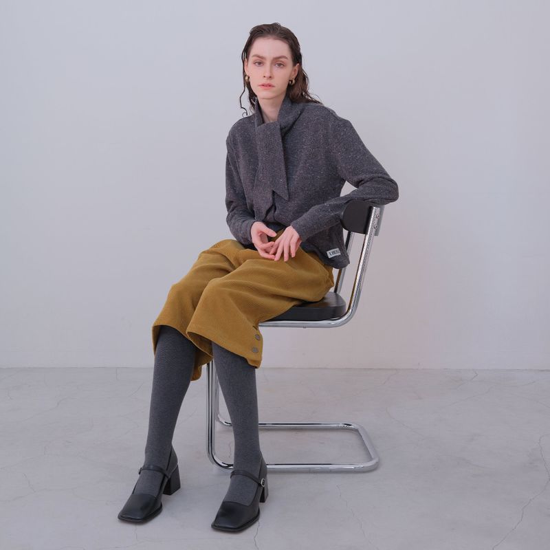 Black Tie Knit Cardigan