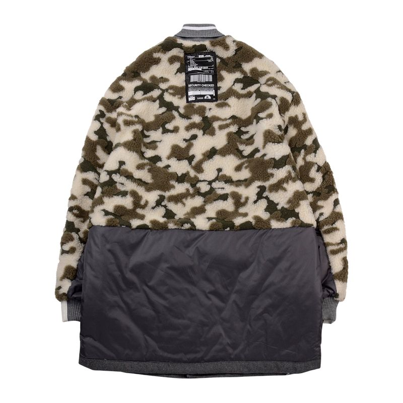 Reversible Wool-Blend Varsity Coat