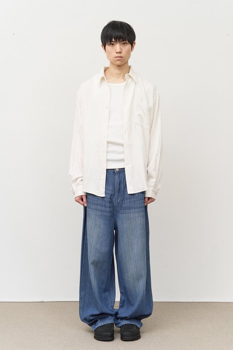 Martin Striped Wide Denim