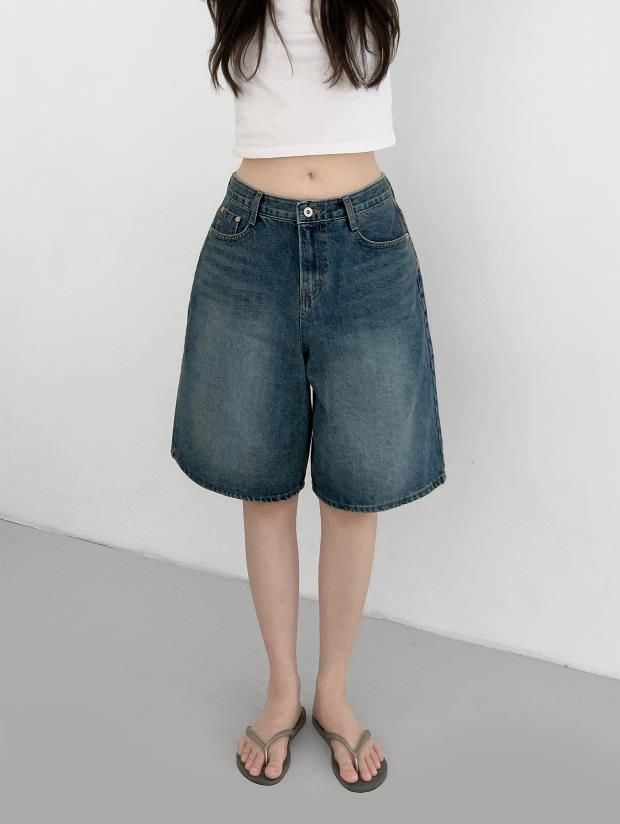 INTHECLOSET(インザクローゼット)の「Old バミューダデニムパンツ(パンツ)」