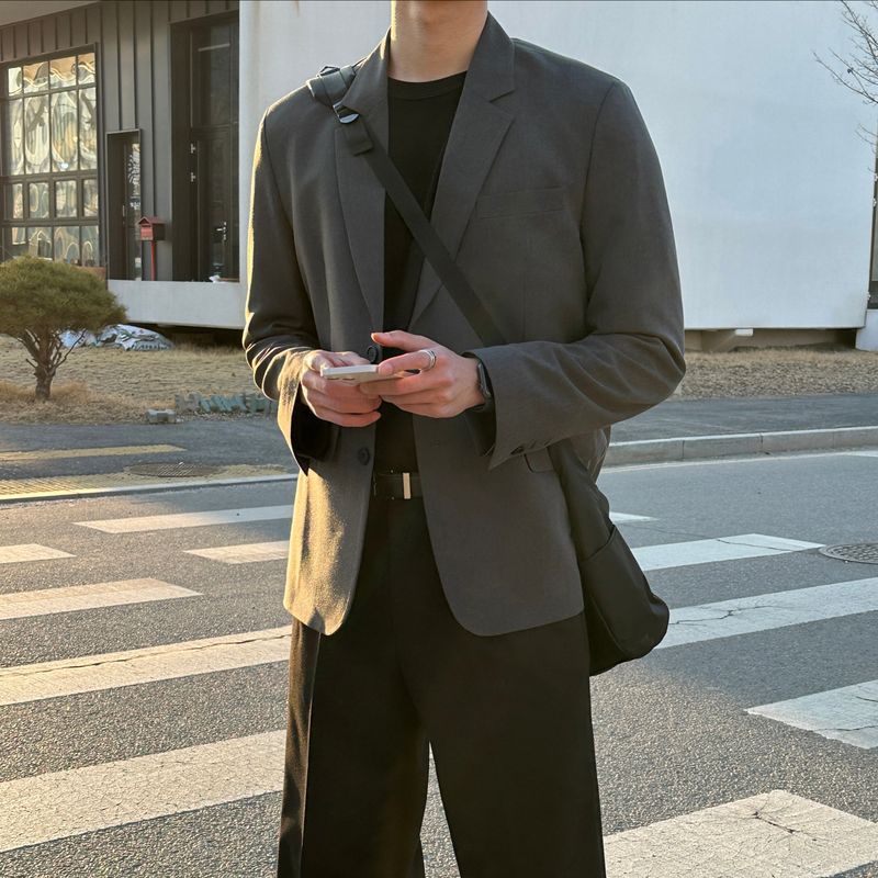 LMN Deep Two Button Over Jacket (3 colors)