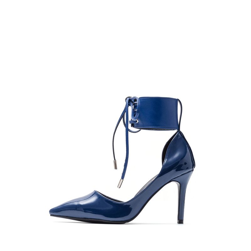 SSIMEEZ（シミズ）の「Ankle Point Stiletto Heel(Navy)（Shoes）」