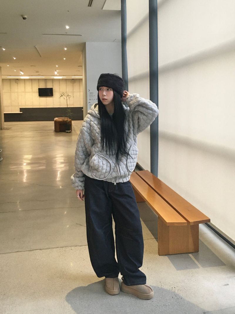 Core Non-Fade Curved Balloon Denim (1c)