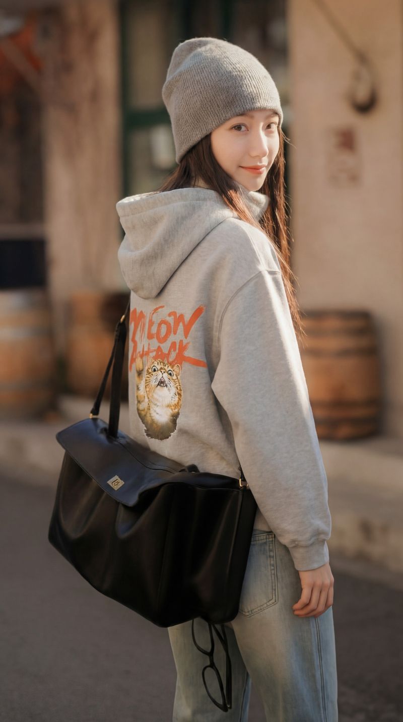 Creeps Apparel（クリープス・アパレル ）の「Meow Attack Ver.1 ヘビーウェイトピケフーディー 420g（トップス）」