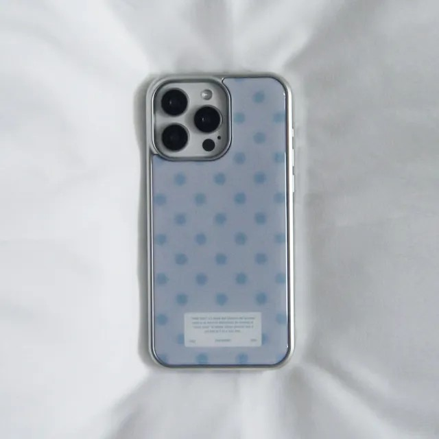 Dot ash purple gray silver case
