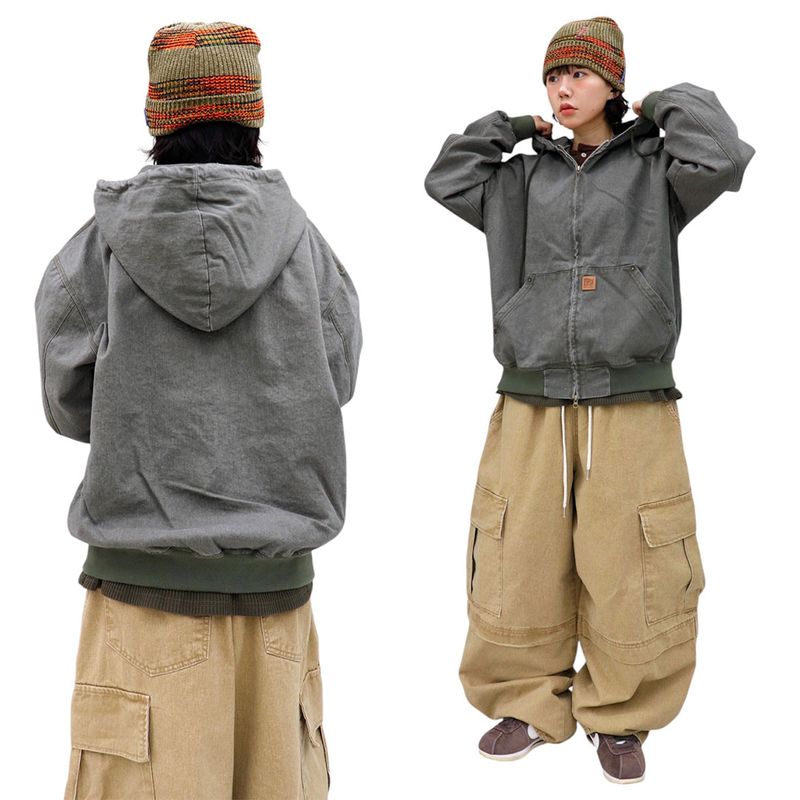 Vintage Work Hooded Jacket