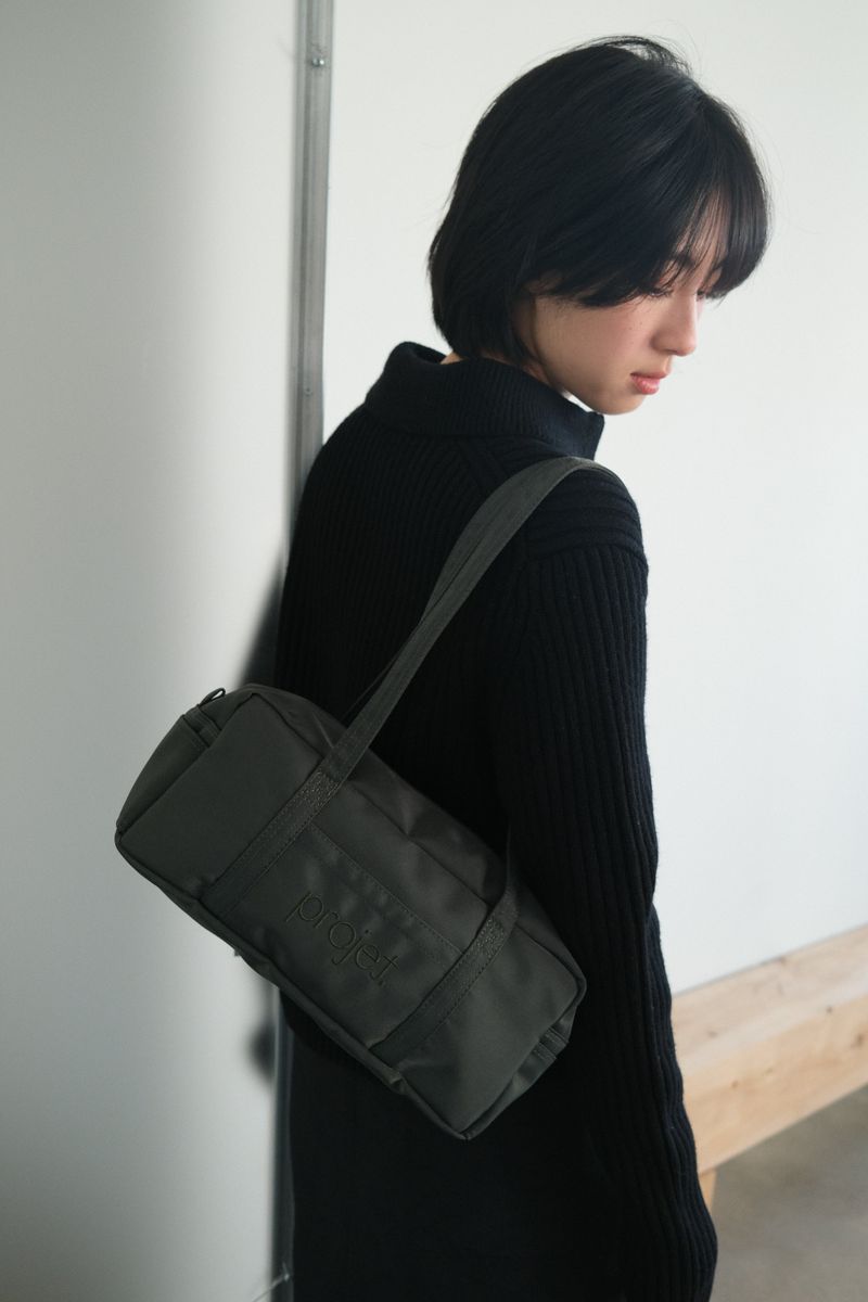 compact duffle bag (deep green)