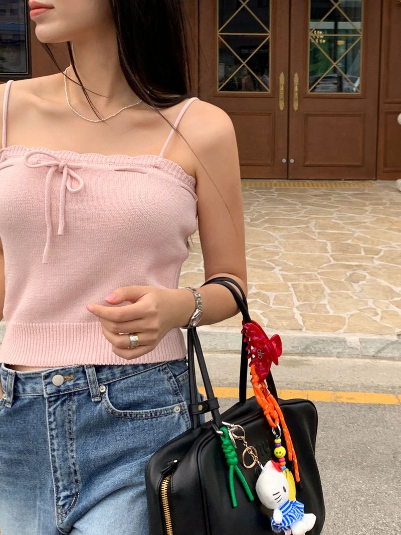 [MADE] VERMON RIBBON KNIT SLEEVELESS