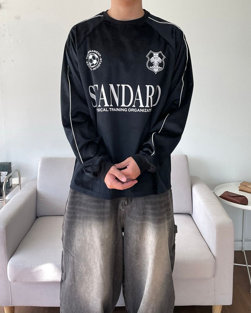 Velvet Soccer Long-Sleeved T-shirt