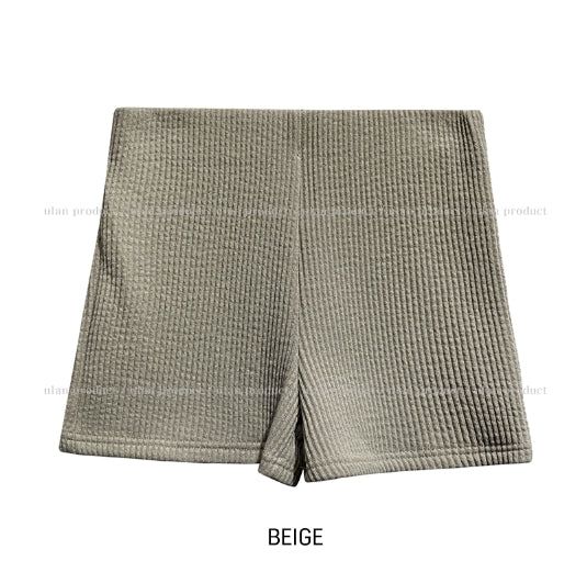 Koiz ribbed knitwear short pants